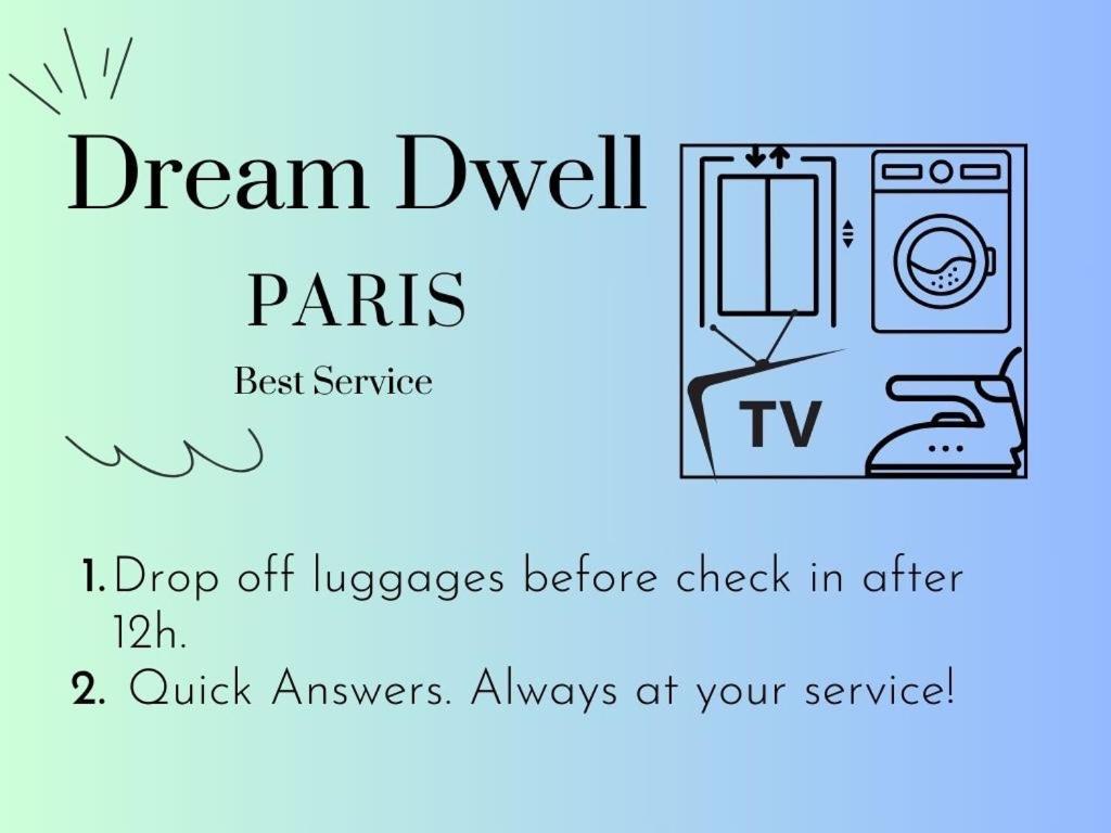 Dream Dwell Paris-Eiffel Tower Mirabeau Bridge Cozy Home In The 16Th District Paris Extérieur photo